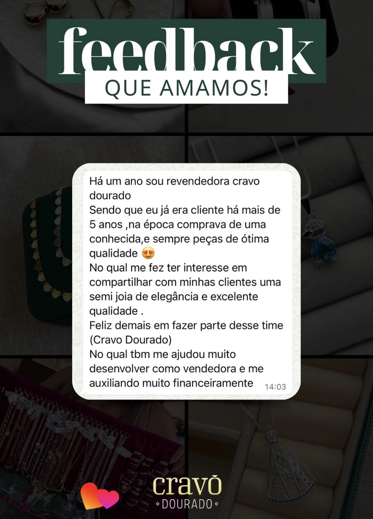 Depoimento de revendedora 5